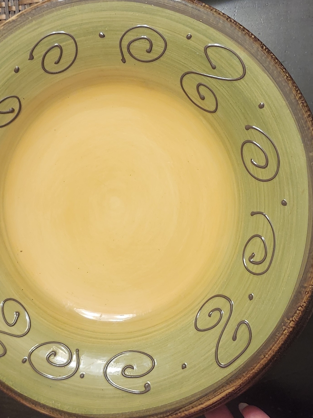 Ambrosia Hand-painted Collection Set Of 8 Salad And Dinner Plates